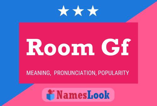 Póster del nombre Room Gf