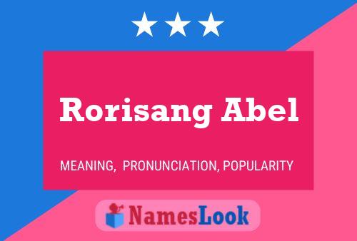 Póster del nombre Rorisang Abel