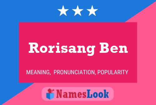 Póster del nombre Rorisang Ben