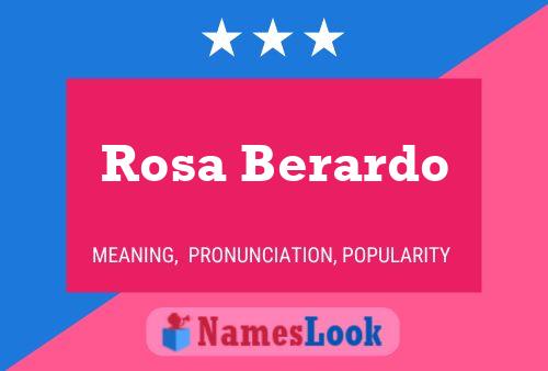 Póster del nombre Rosa Berardo