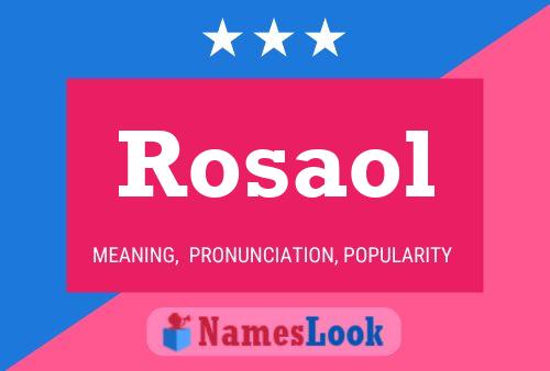 Póster del nombre Rosaol