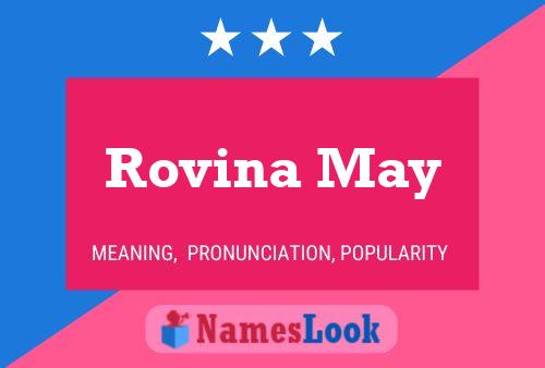 Póster del nombre Rovina May