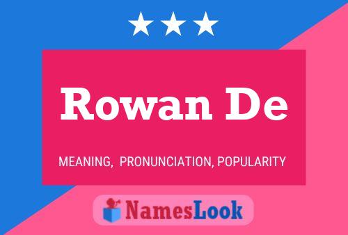 Póster del nombre Rowan De