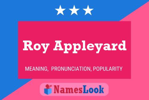 Póster del nombre Roy Appleyard