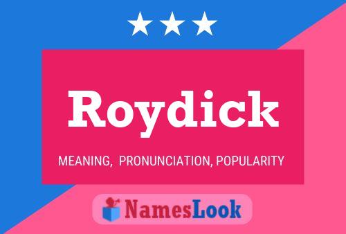 Póster del nombre Roydick