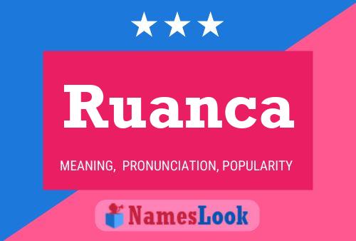 Póster del nombre Ruanca