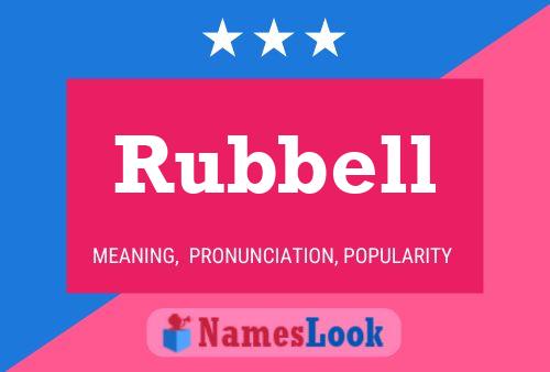 Póster del nombre Rubbell