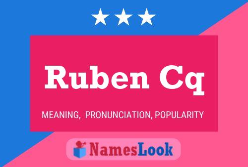 Póster del nombre Ruben Cq