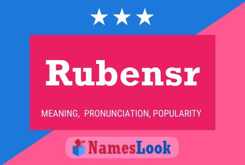 Póster del nombre Rubensr