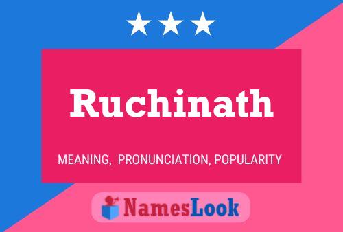 Póster del nombre Ruchinath