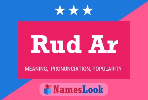 Póster del nombre Rud Ar