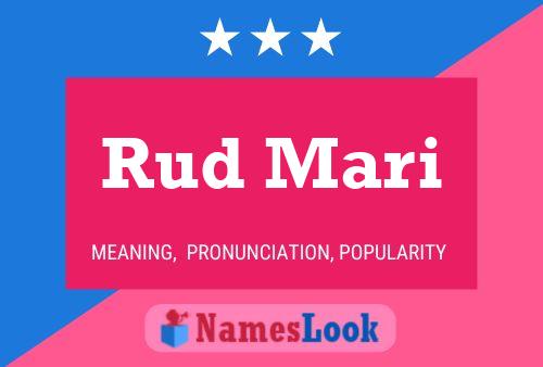 Póster del nombre Rud Mari