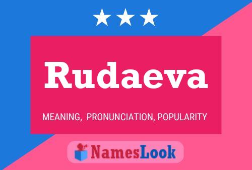 Póster del nombre Rudaeva