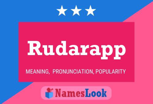 Póster del nombre Rudarapp