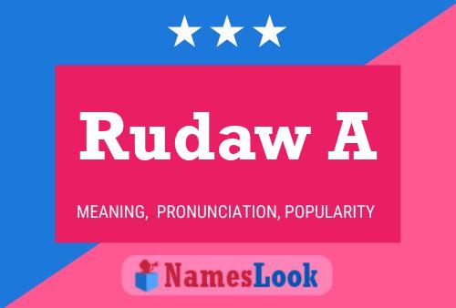 Póster del nombre Rudaw A