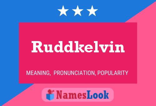 Póster del nombre Ruddkelvin