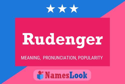 Póster del nombre Rudenger