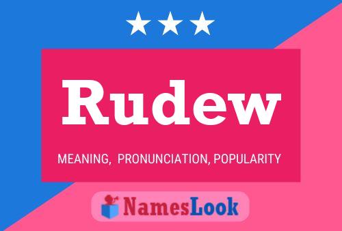 Póster del nombre Rudew