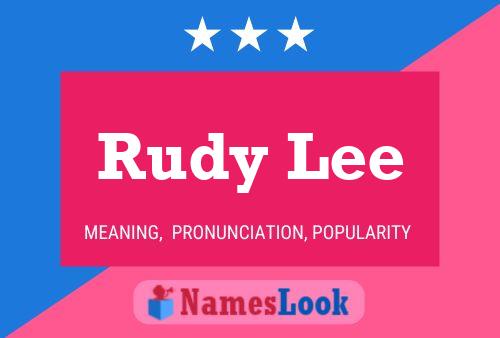 Póster del nombre Rudy Lee