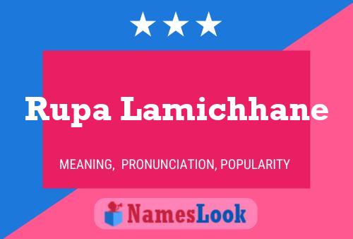 Póster del nombre Rupa Lamichhane