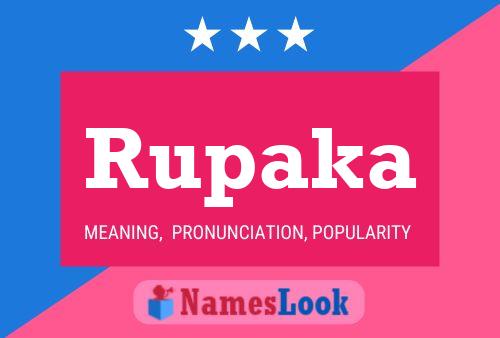 Póster del nombre Rupaka