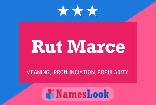 Póster del nombre Rut Marce