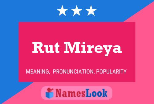 Póster del nombre Rut Mireya