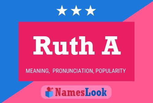 Póster del nombre Ruth A