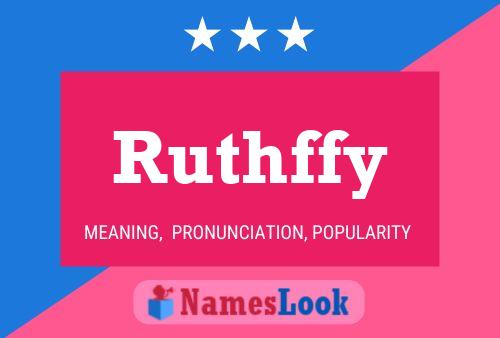 Póster del nombre Ruthffy