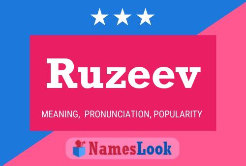 Póster del nombre Ruzeev