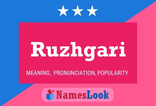 Póster del nombre Ruzhgari