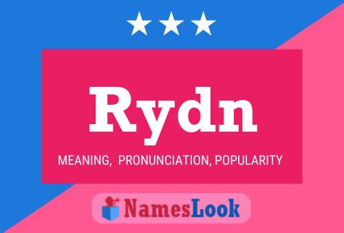 Póster del nombre Rydn