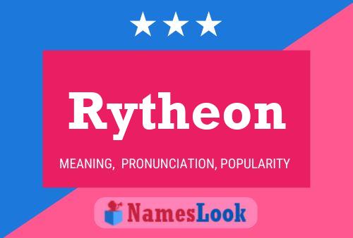 Póster del nombre Rytheon