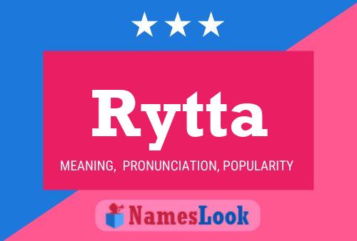 Póster del nombre Rytta