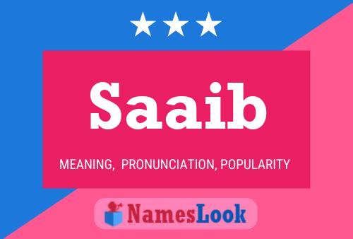 Póster del nombre Saaib