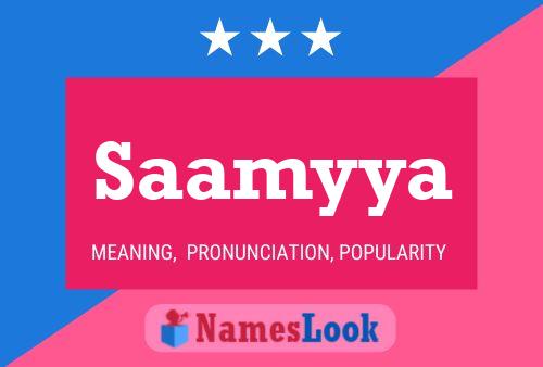 Póster del nombre Saamyya