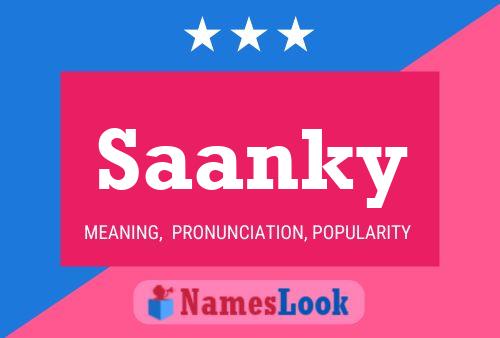 Póster del nombre Saanky