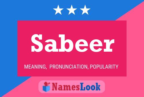 Póster del nombre Sabeer