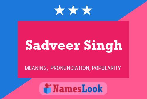 Póster del nombre Sadveer Singh