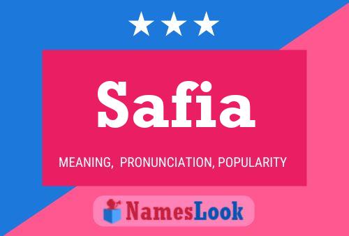 Póster del nombre Safia