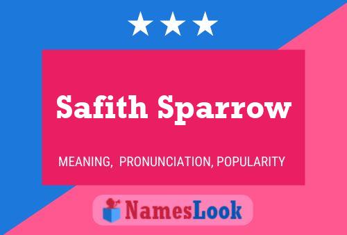 Póster del nombre Safith Sparrow