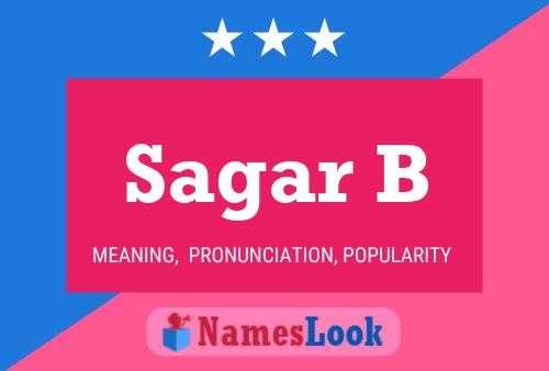 Póster del nombre Sagar B