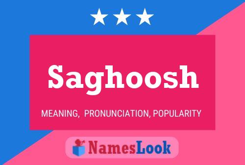 Póster del nombre Saghoosh