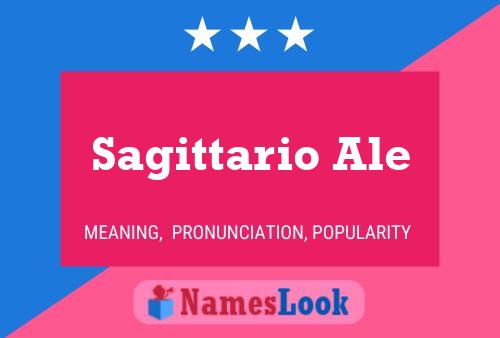 Póster del nombre Sagittario Ale