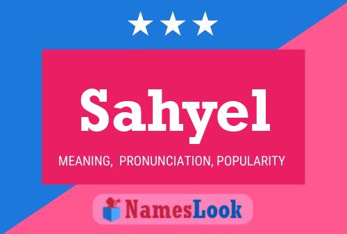 Póster del nombre Sahyel