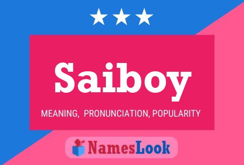 Póster del nombre Saiboy