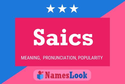 Póster del nombre Saics