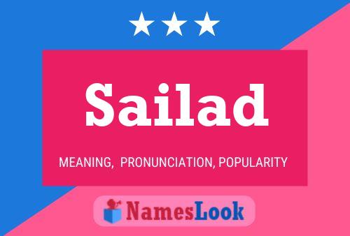 Póster del nombre Sailad