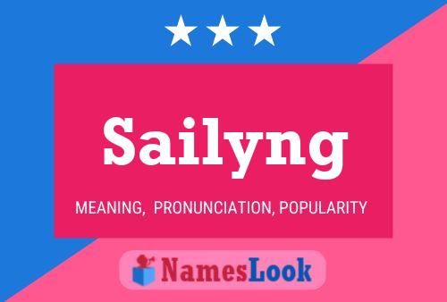 Póster del nombre Sailyng