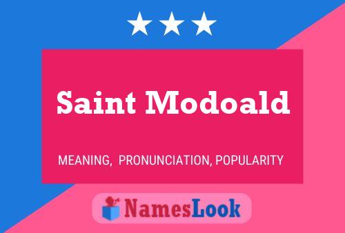 Póster del nombre Saint Modoald